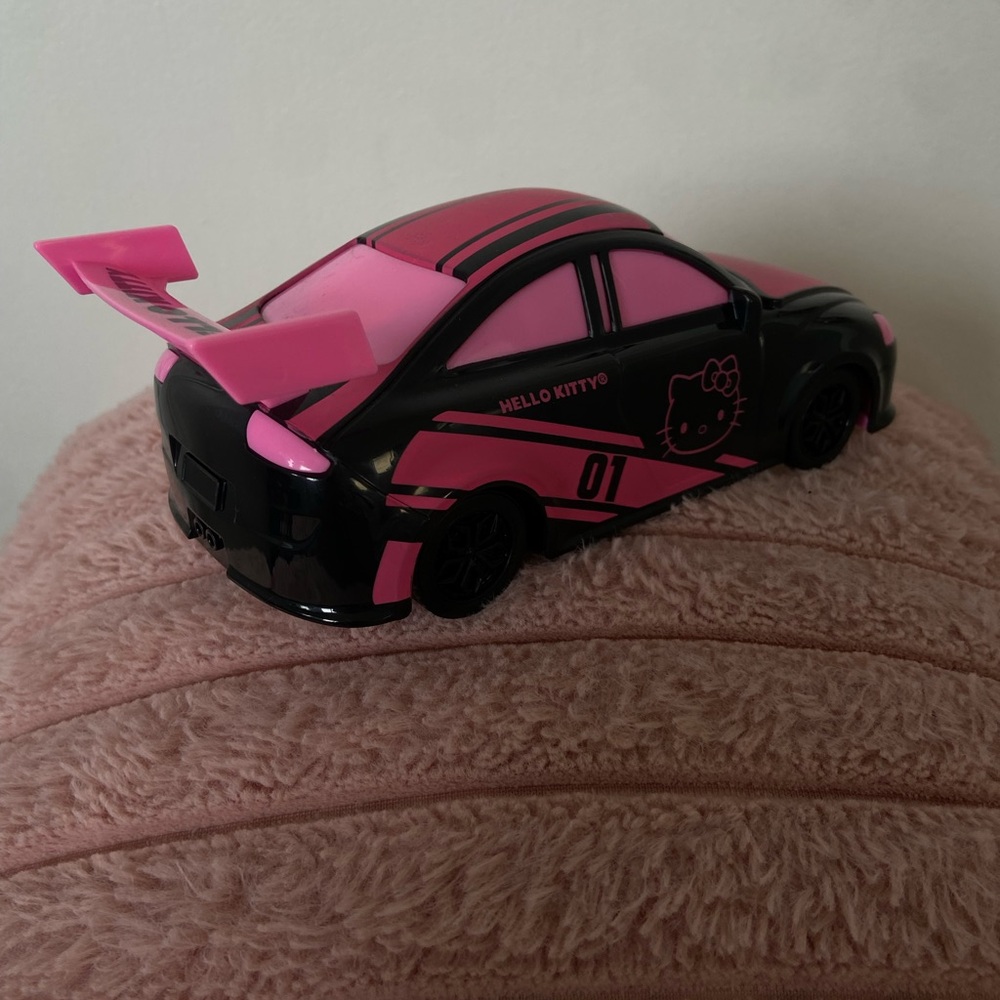 Hello Kitty Pink and Black Toy Car